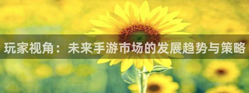 欧博娱乐娱乐是真的吗：玩家视角：未来手游市场的发展趋势与策略